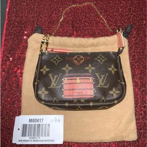 AUTHENTIC Louis Vuitton Limited Edition Mini Pochette Monogram Inventeur